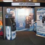 complete atm services trade show stand